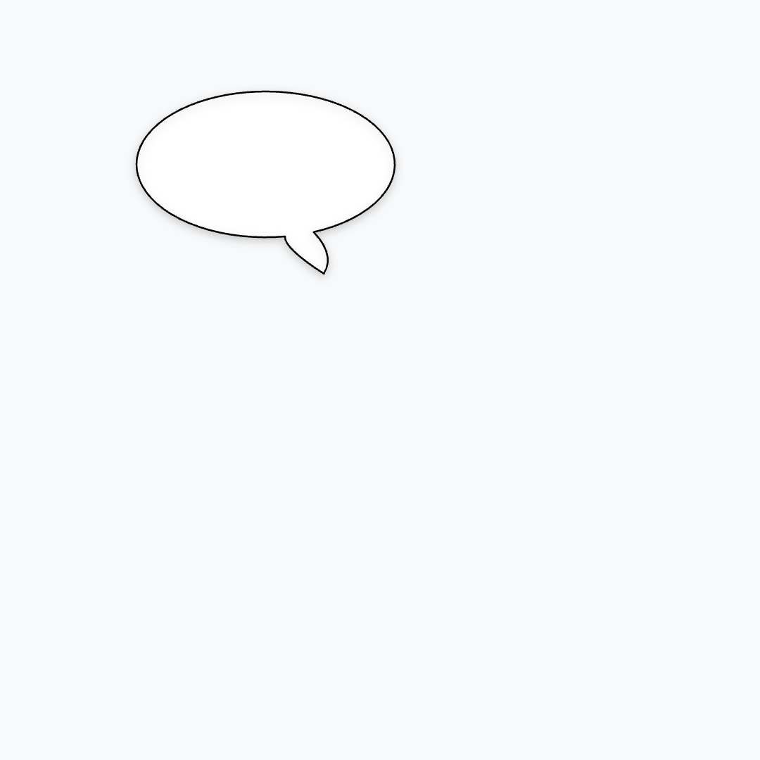Speech bubble creation